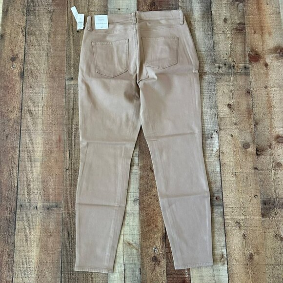 Talbots Womens Beige 8P Petite Jegging Pants Cotton Polyester Blend - Picture 9 of 9